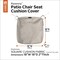 Classic Accessories Ravenna Water-Resistant Patio Chair Seat Cushion Cover, 18 x 18 x 2 Inch, Mushroom 60-566-016601-EC - alternate 8